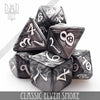 Classic Smoke Dice Set by DNDDICE.COM