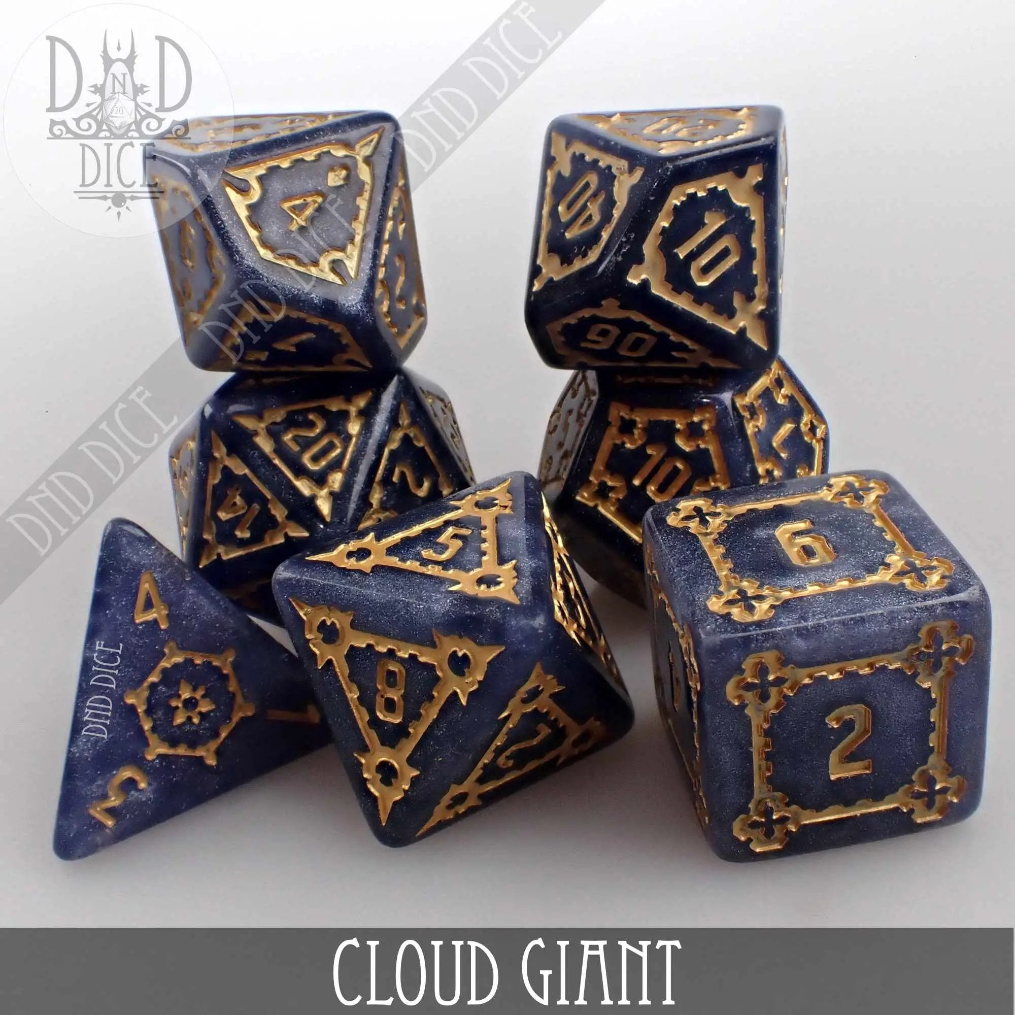Cloud Giant Dice Set (Oversize) by DNDDICE.COM