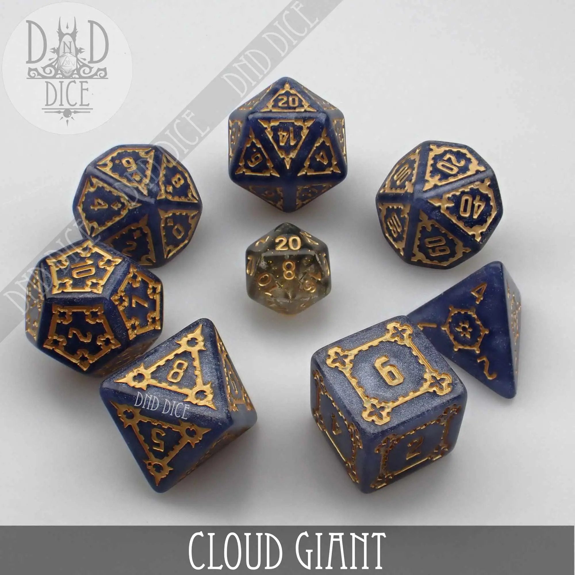Cloud Giant Dice Set (Oversize) by DNDDICE.COM