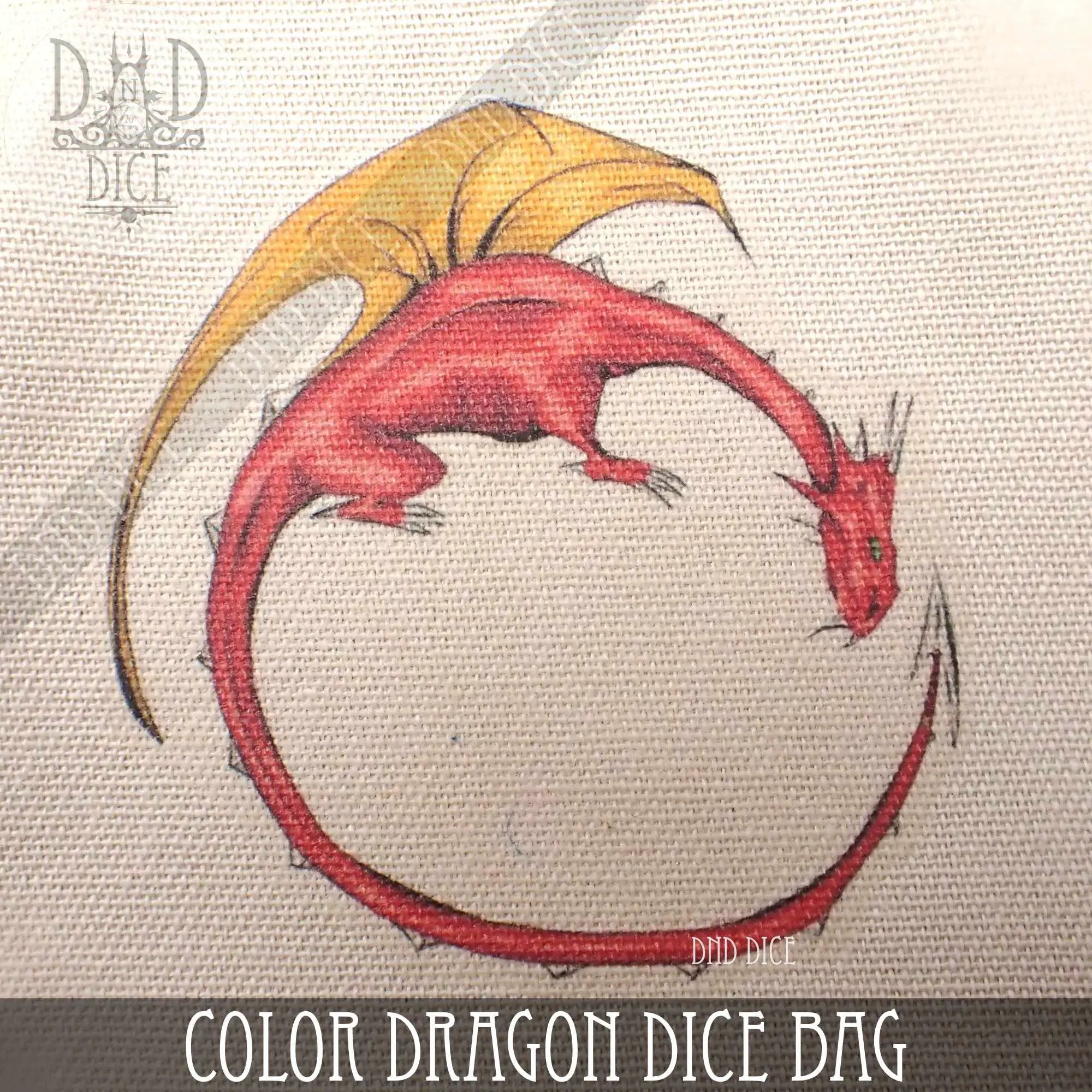 Color Dragon Dice Bag by DNDDICE.COM