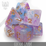 Cotton Candy Dice Set by DNDDICE.COM