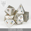 Counting Colors Metal Dice Set by DNDDICE.COM