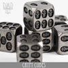 Crypt Cubes 6D6 Metal Dice Set by DNDDICE.COM