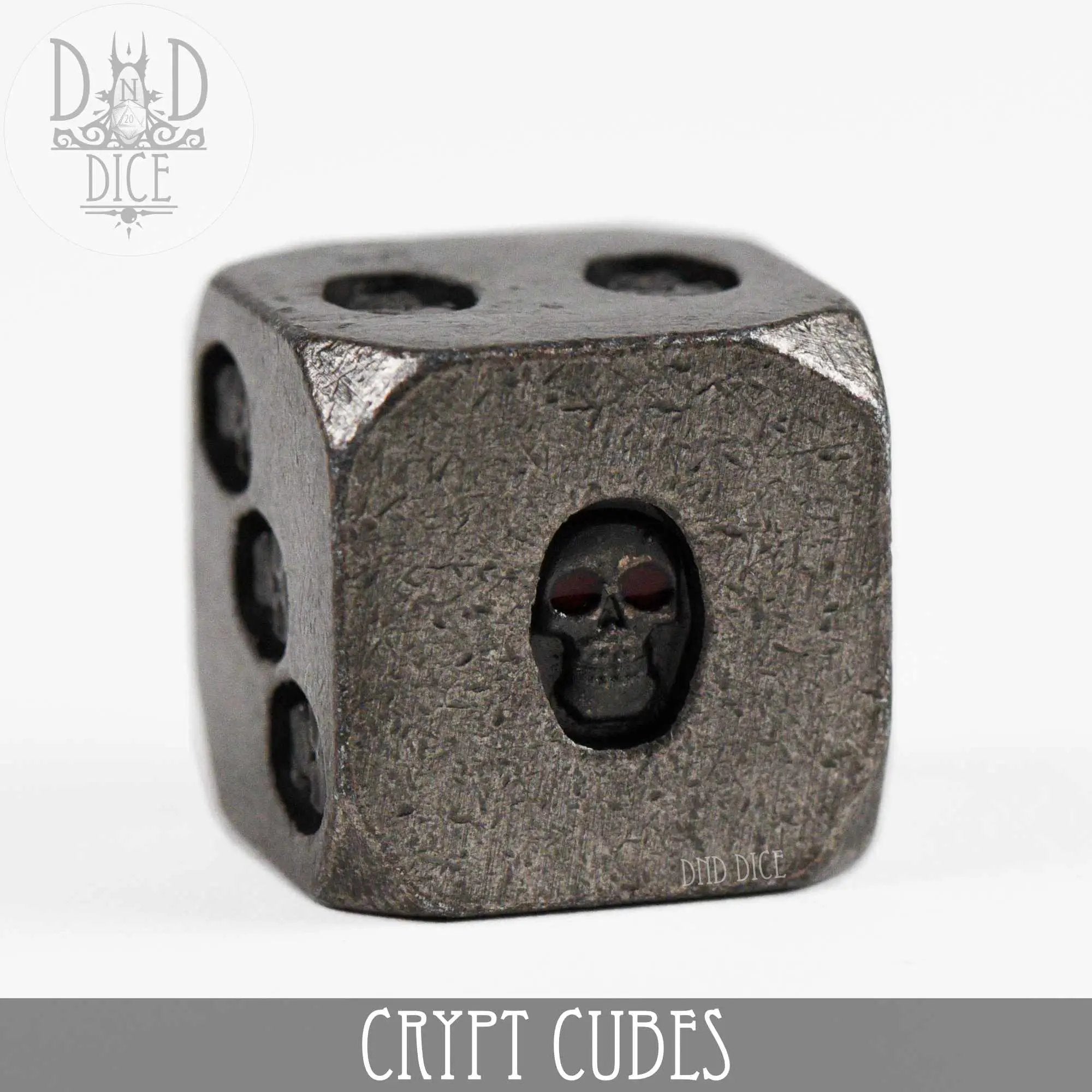 Crypt Cubes 6D6 Metal Dice Set by DNDDICE.COM