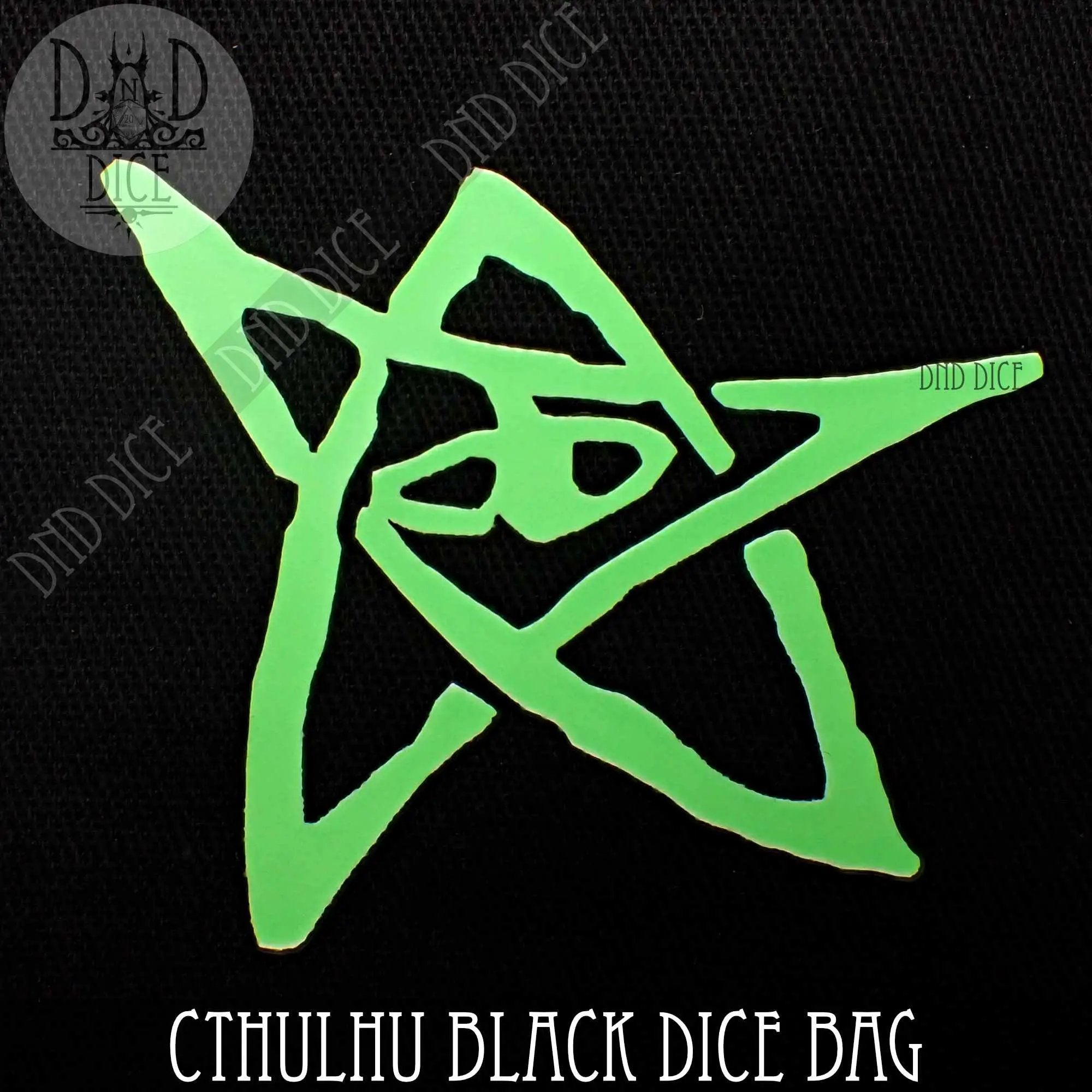 Call of Cthulhu BLACK Dice Bag by DNDDICE.COM