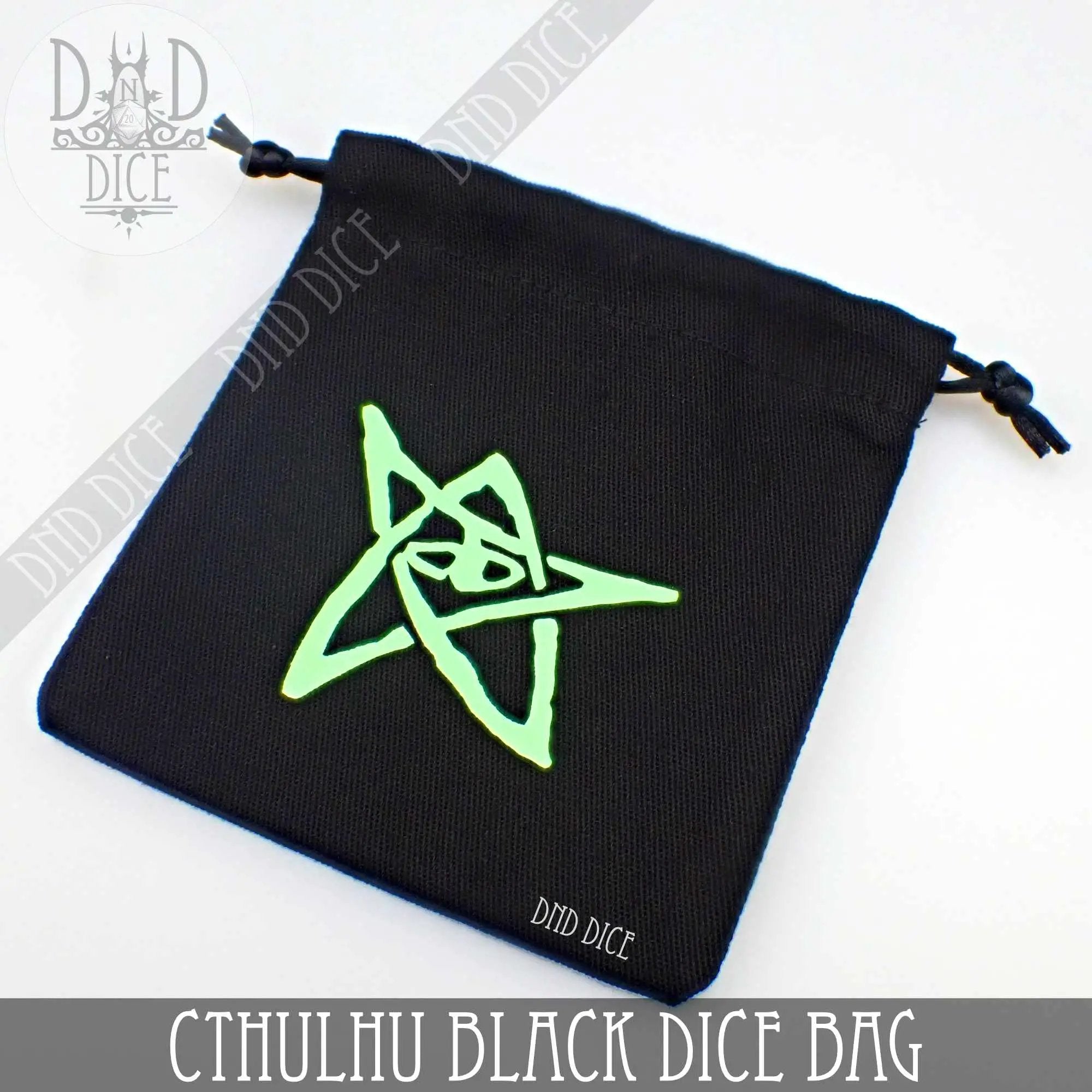 Call of Cthulhu BLACK Dice Bag by DNDDICE.COM