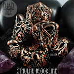 Cthulhu Bloodline Metal Dice Set (Gift Box) by DNDDICE.COM