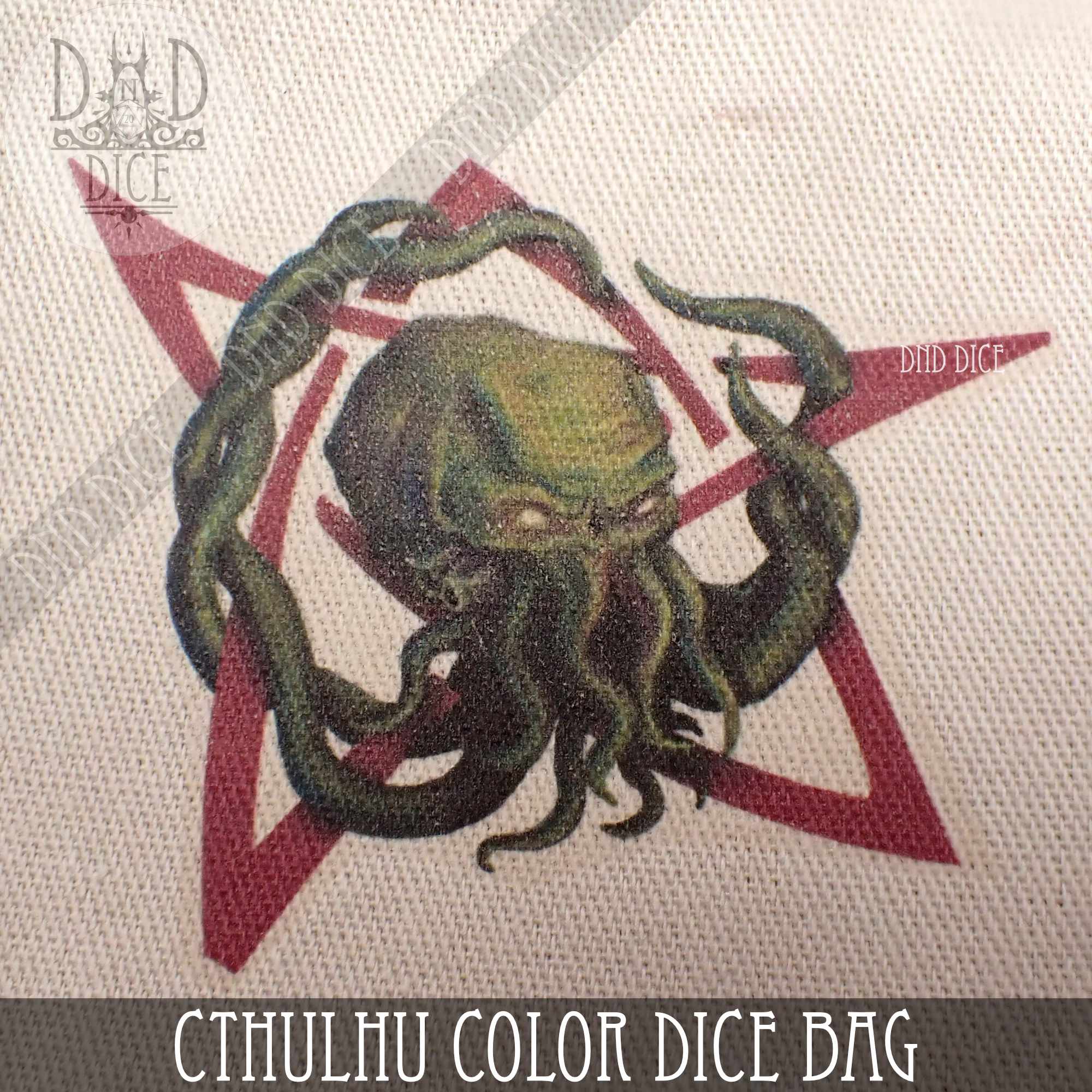 Call of Cthulhu COLOR Dice Bag by DNDDICE.COM