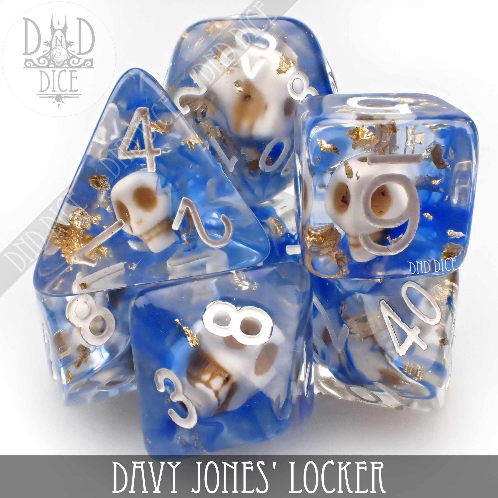 Davy Jones Locker Dice Set by DNDDICE.COM
