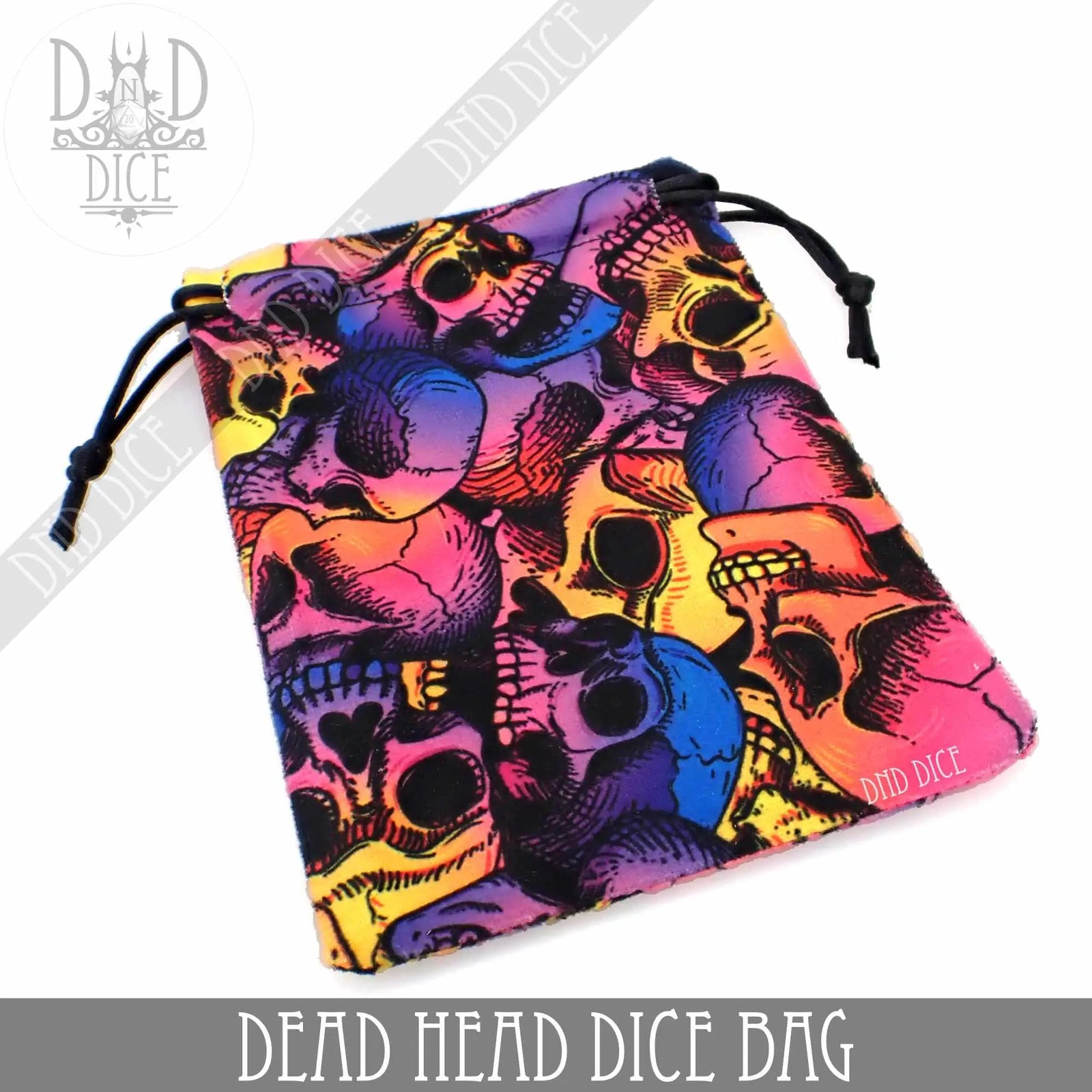 Dead Head Dice Bag by DNDDICE.COM