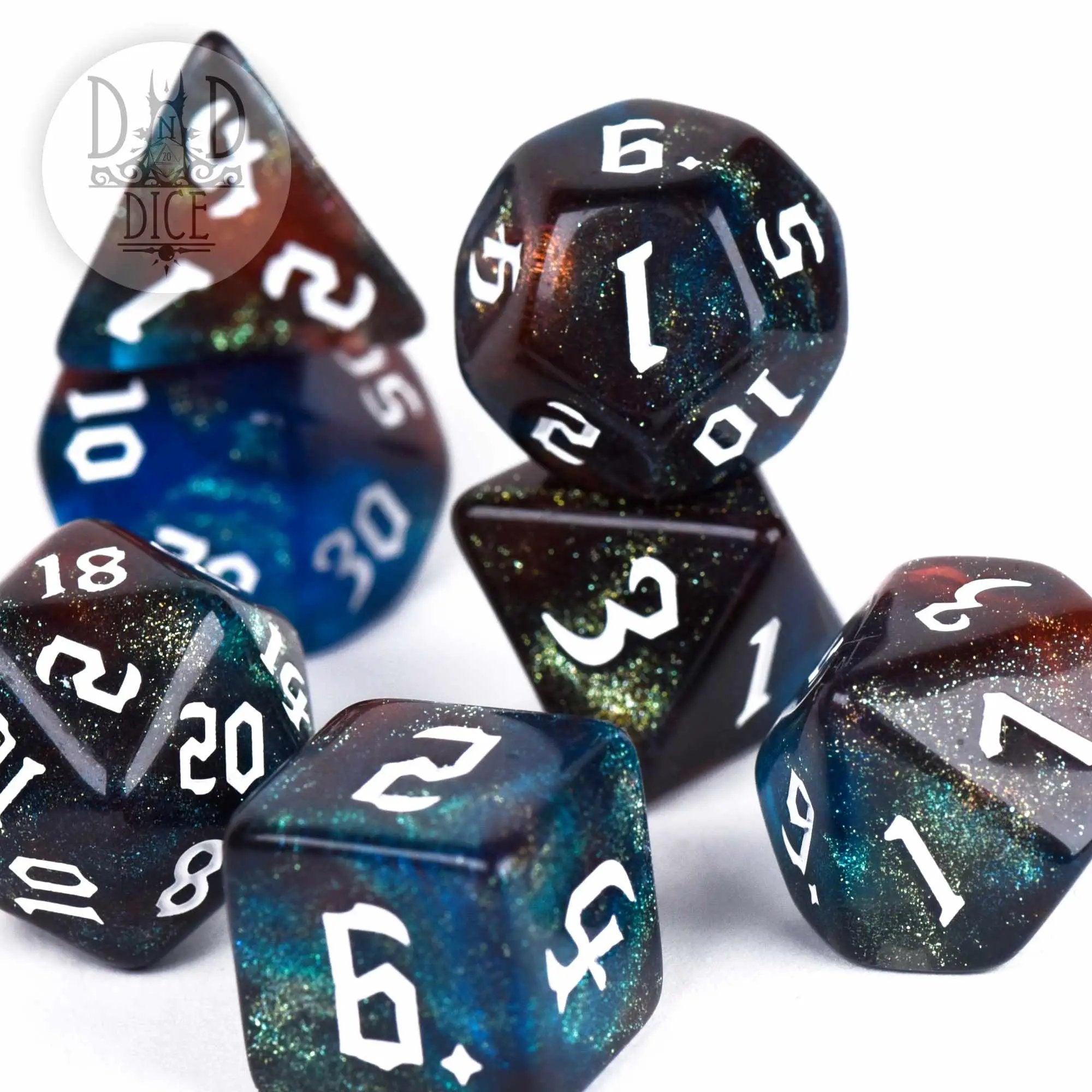 Deep Woods Dice Set by DNDDICE.COM