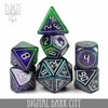 Digital Dark City Dice Set by DNDDICE.COM