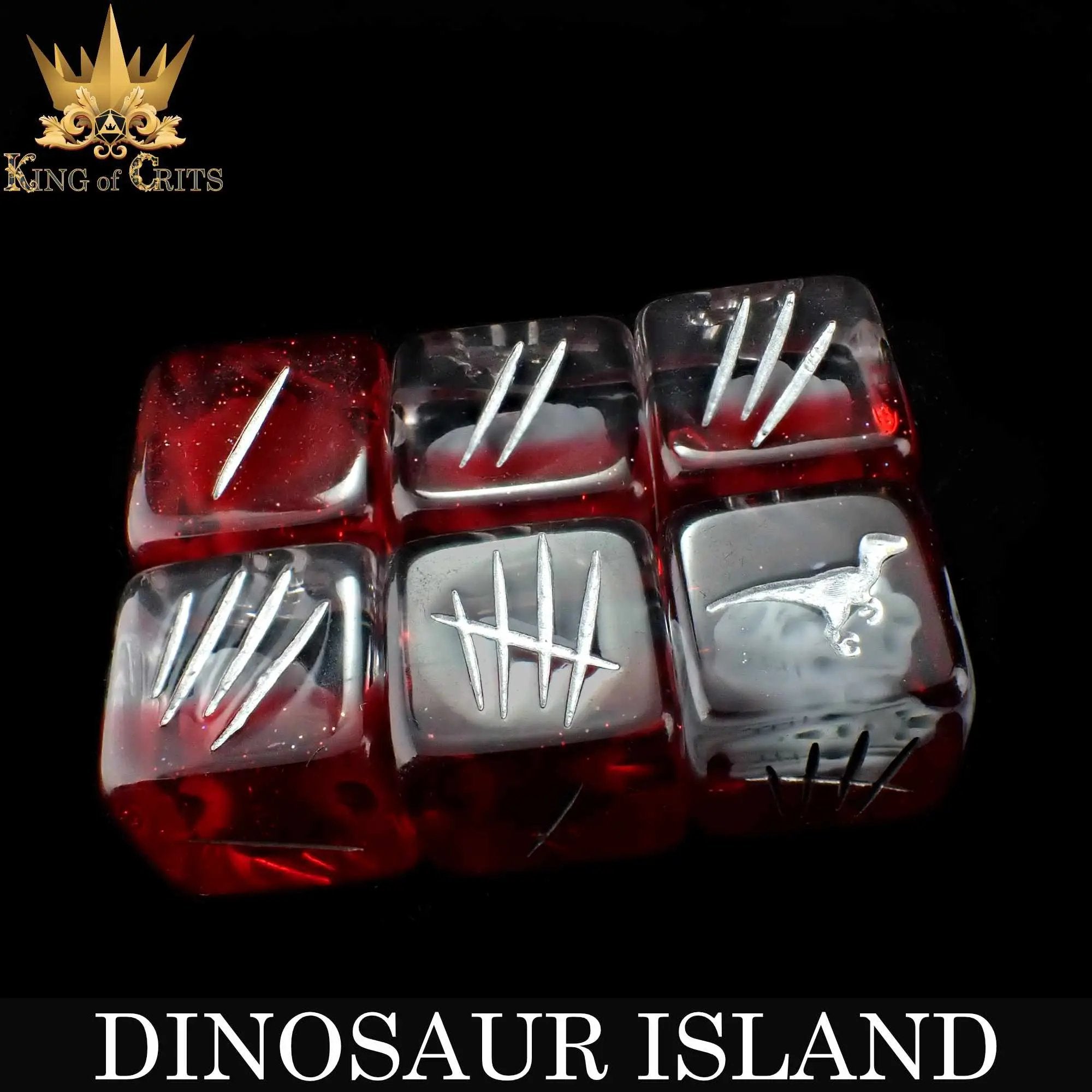 Dinosaur Island 11 Dice Set by DNDDICE.COM