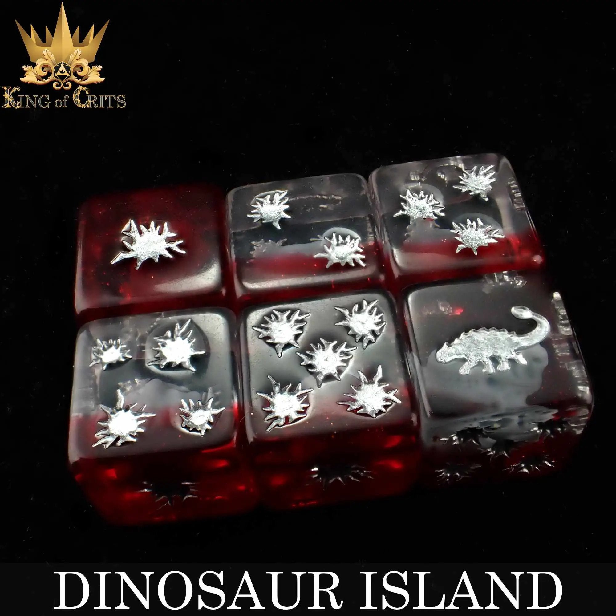 Dinosaur Island 11 Dice Set by DNDDICE.COM