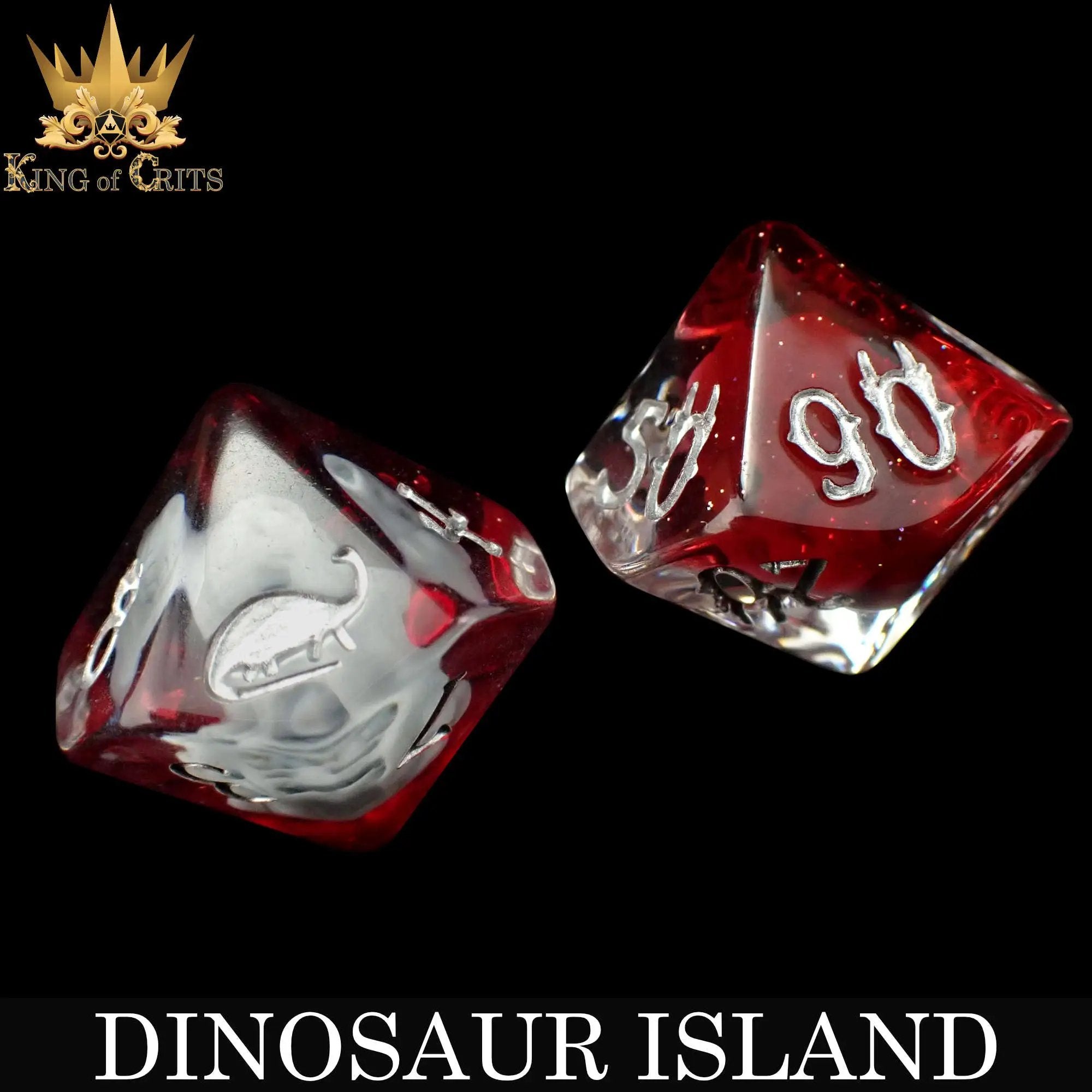 Dinosaur Island 11 Dice Set by DNDDICE.COM