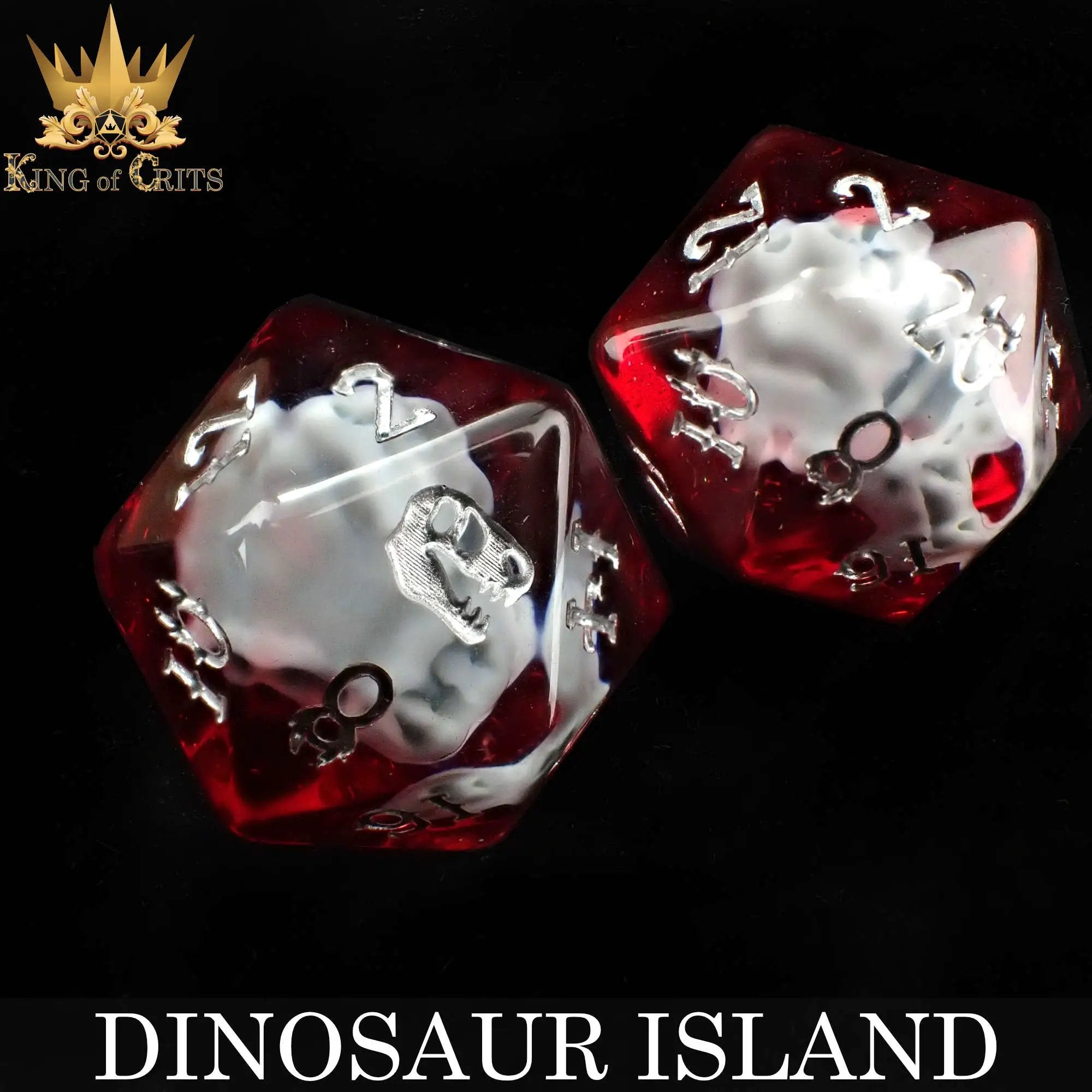 Dinosaur Island 11 Dice Set by DNDDICE.COM