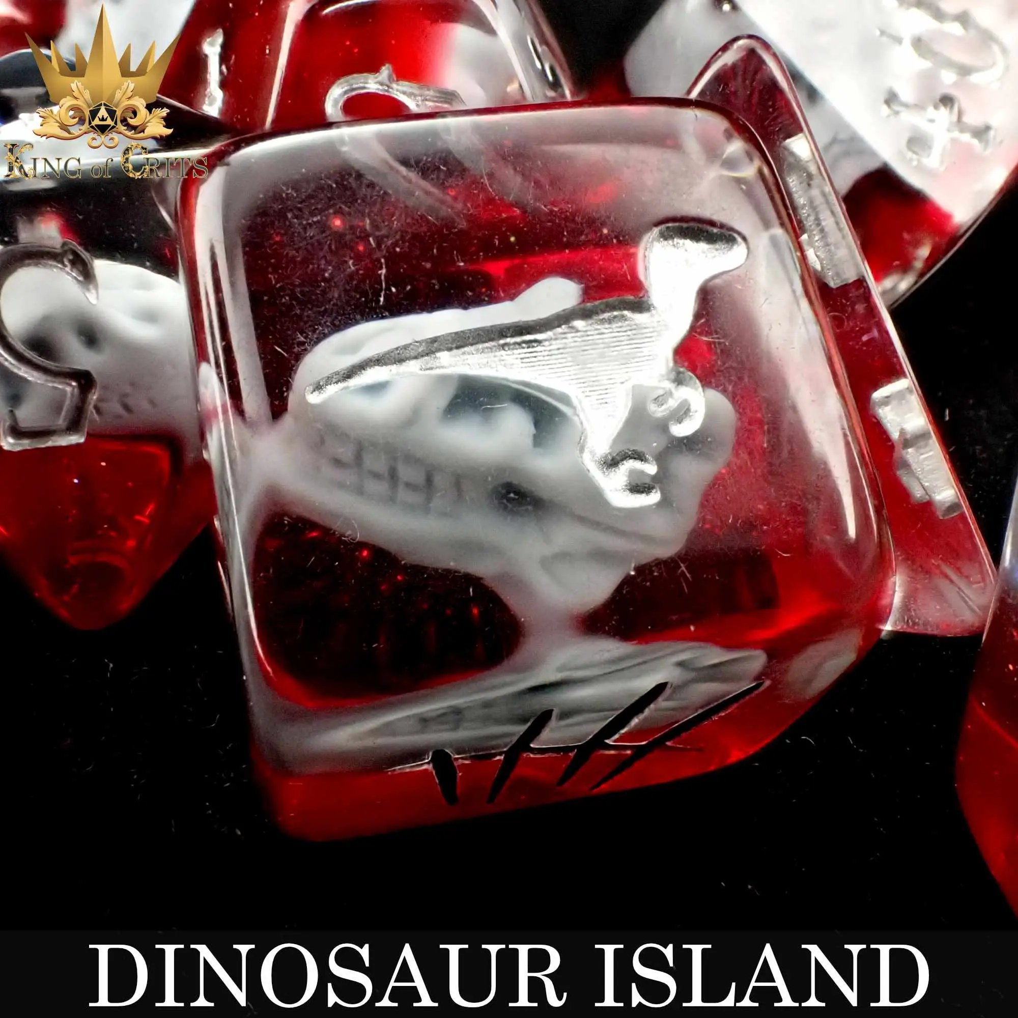 Dinosaur Island 11 Dice Set by DNDDICE.COM