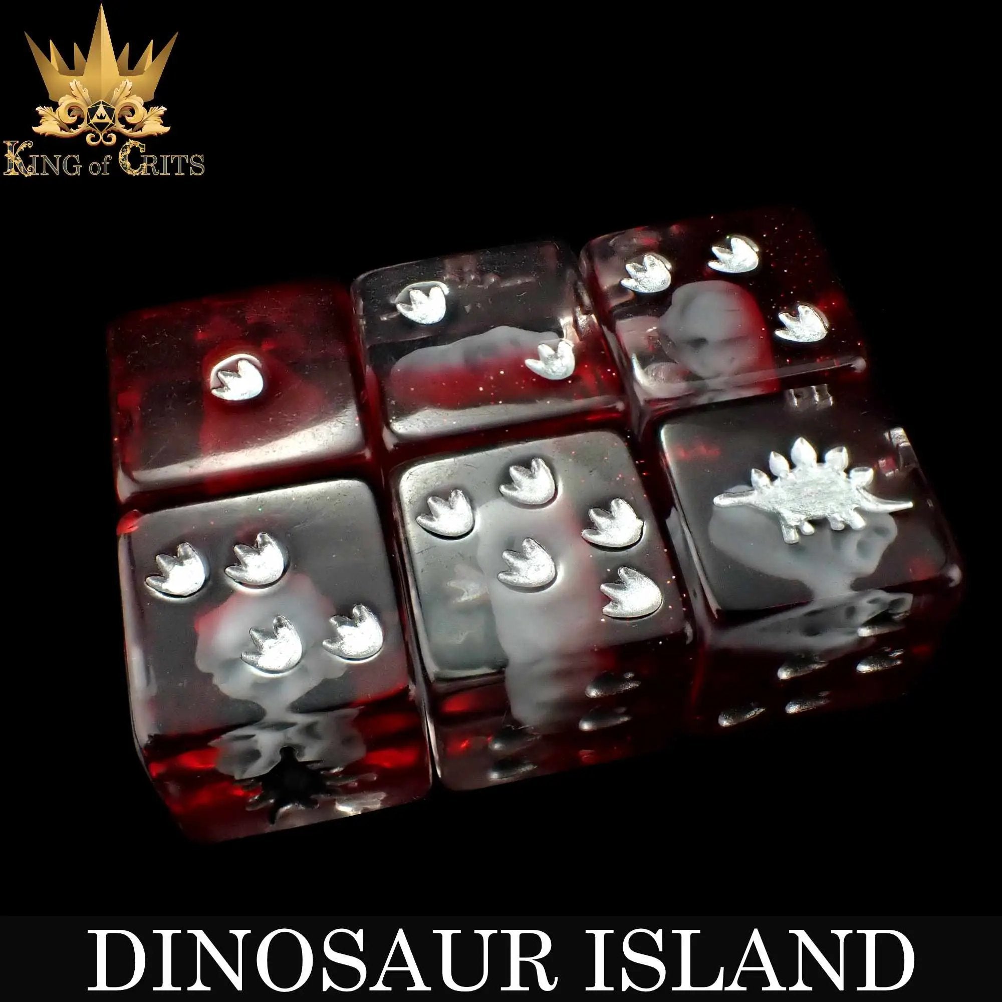 Dinosaur Island 11 Dice Set by DNDDICE.COM