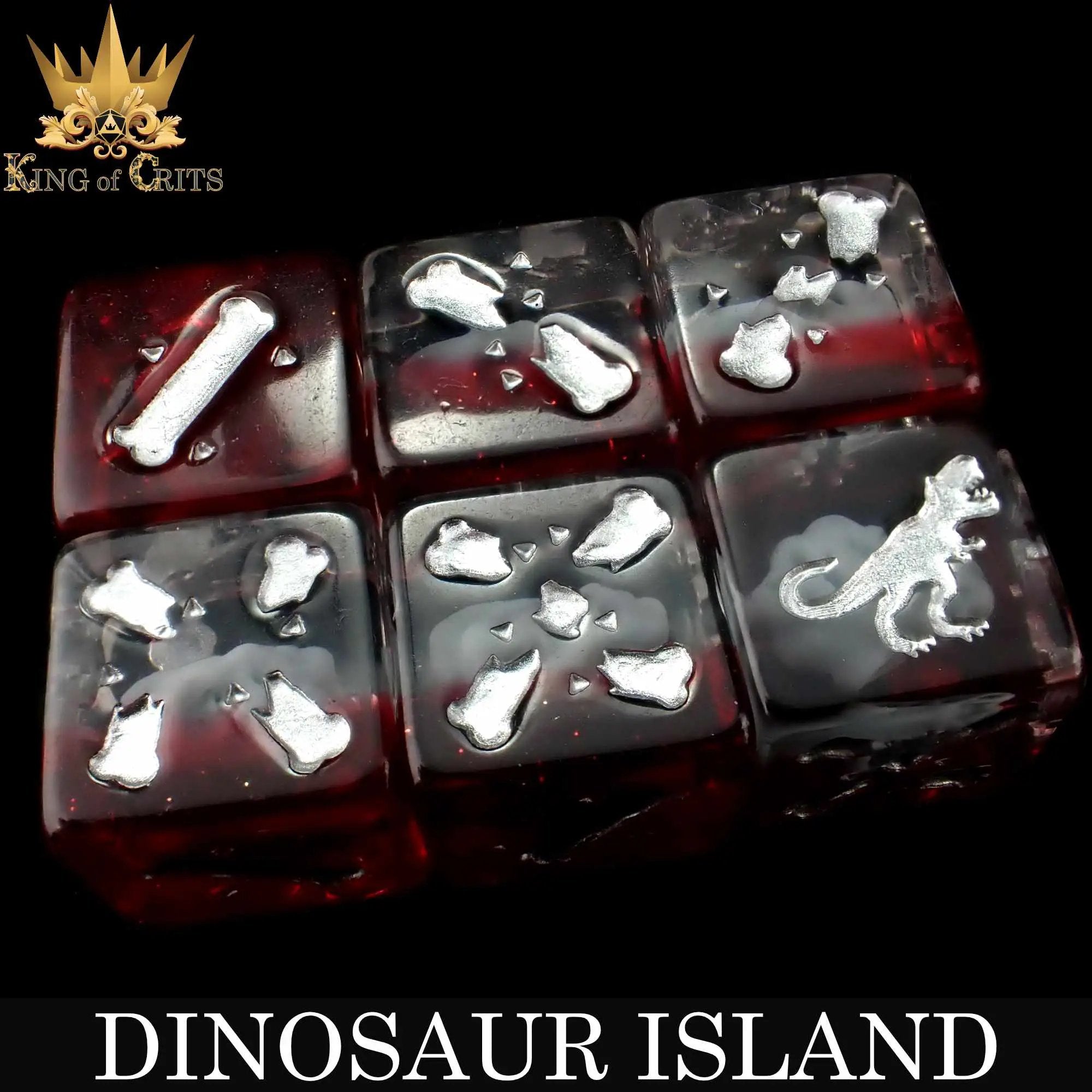 Dinosaur Island 11 Dice Set by DNDDICE.COM