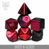 Doom and Gloom Dice Set by DNDDICE.COM