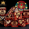 Draconic Descent 11 Dice Set by DNDDICE.COM