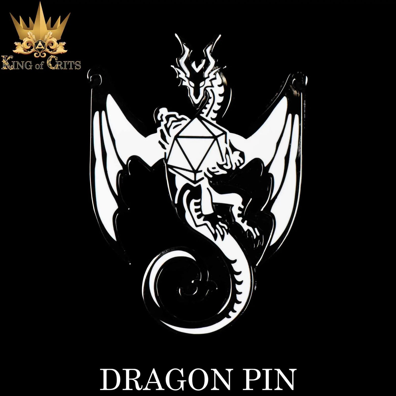Dragon Enamel Pin by DNDDICE.COM