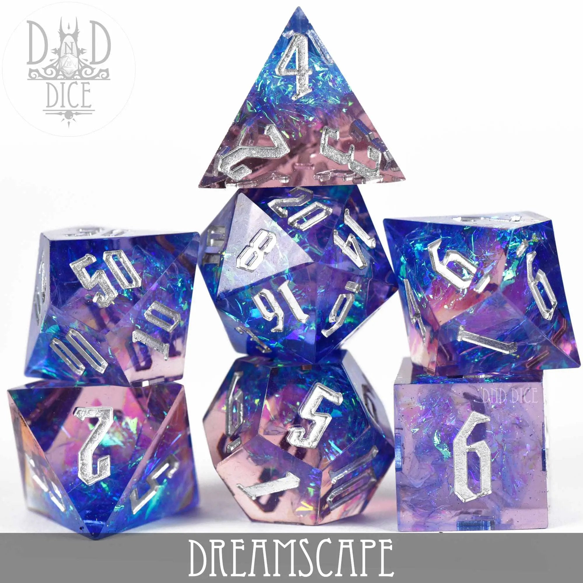 Dreamscape Handmade Dice Set by DNDDICE.COM