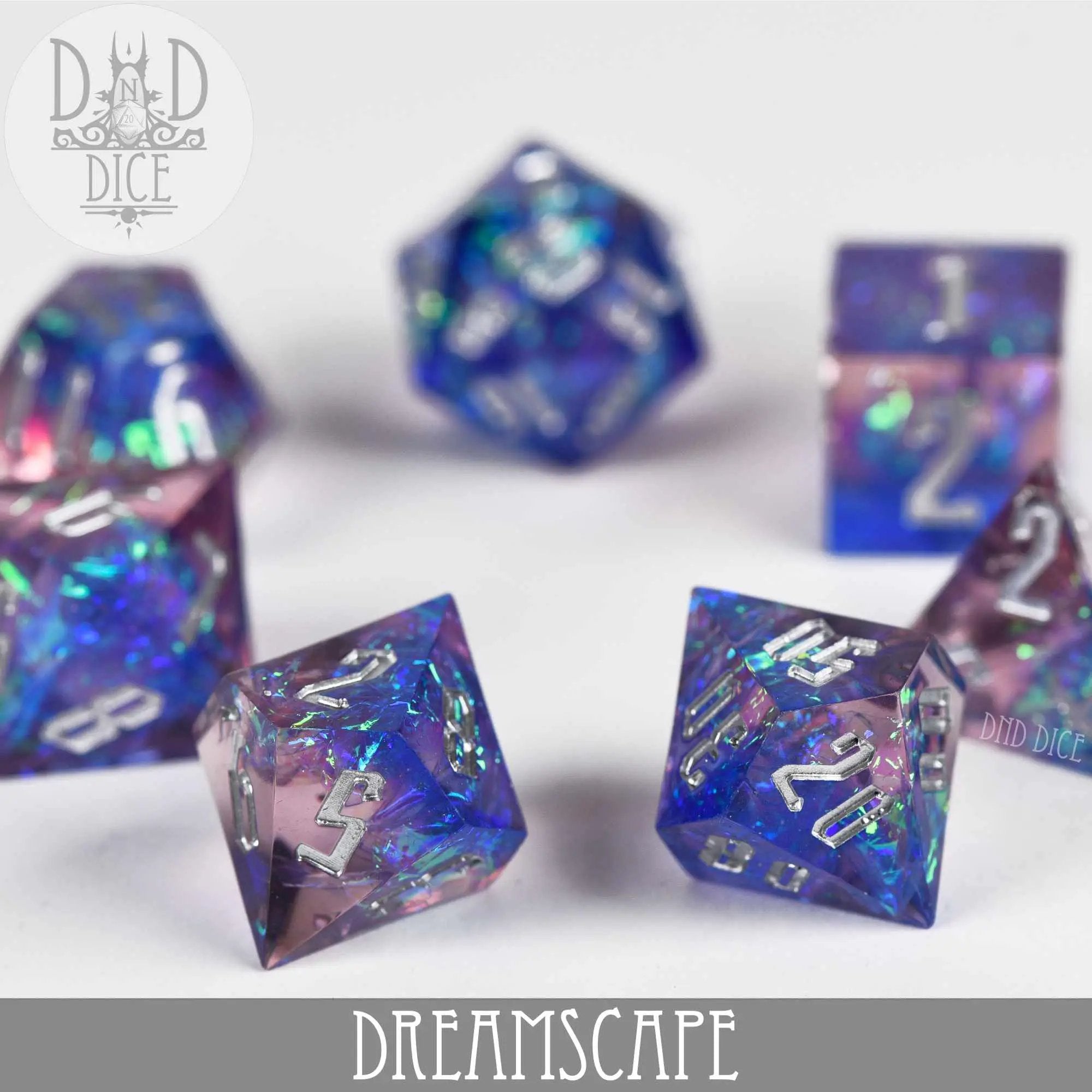 Dreamscape Handmade Dice Set by DNDDICE.COM