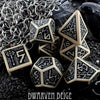 Dwarven Beige Dice Set by DNDDICE.COM