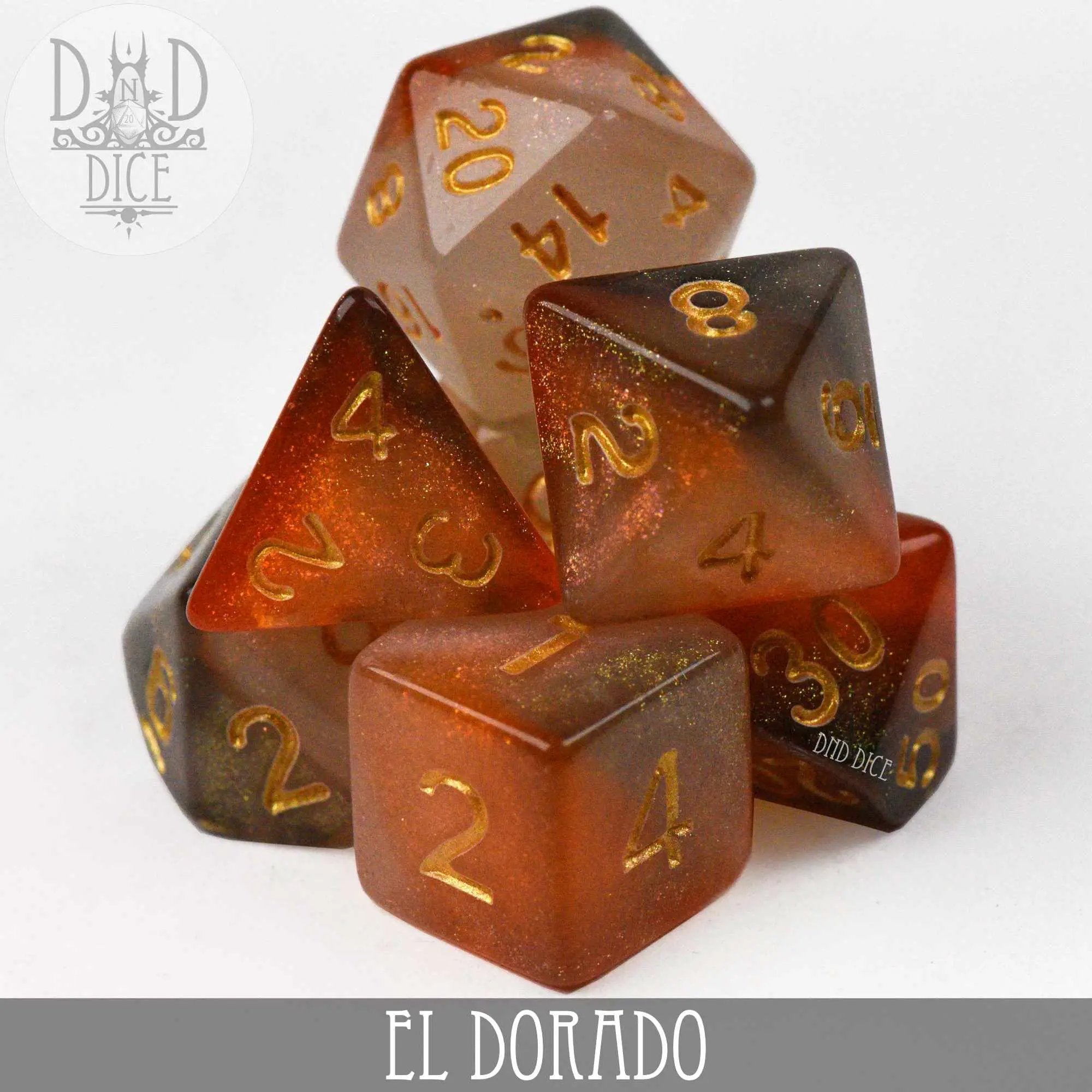 El Dorado Dice Set by DNDDICE.COM