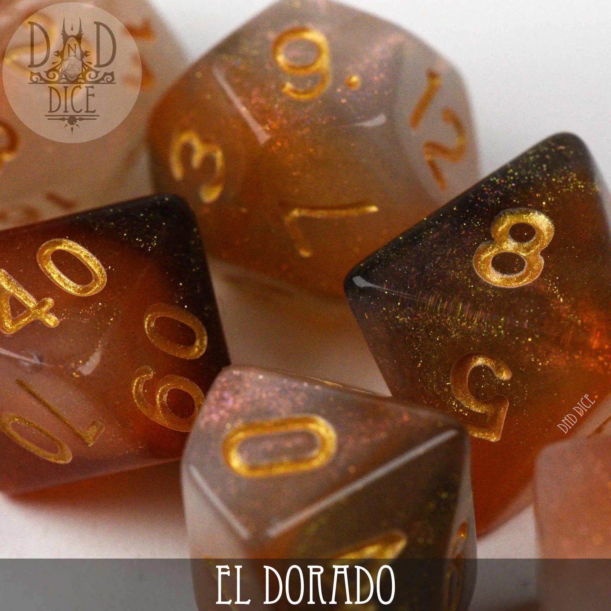 El Dorado Dice Set by DNDDICE.COM