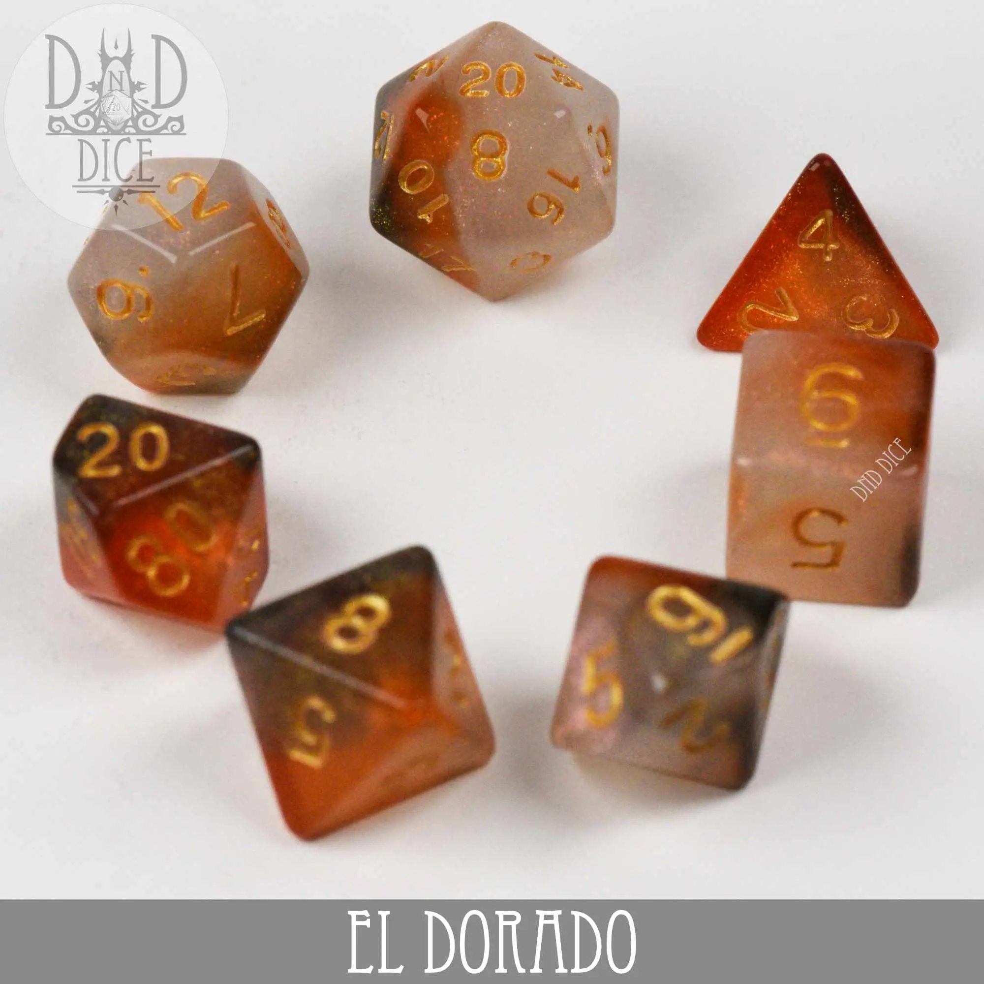 El Dorado Dice Set by DNDDICE.COM