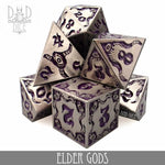 Elder Gods Metal Dice Set by DNDDICE.COM