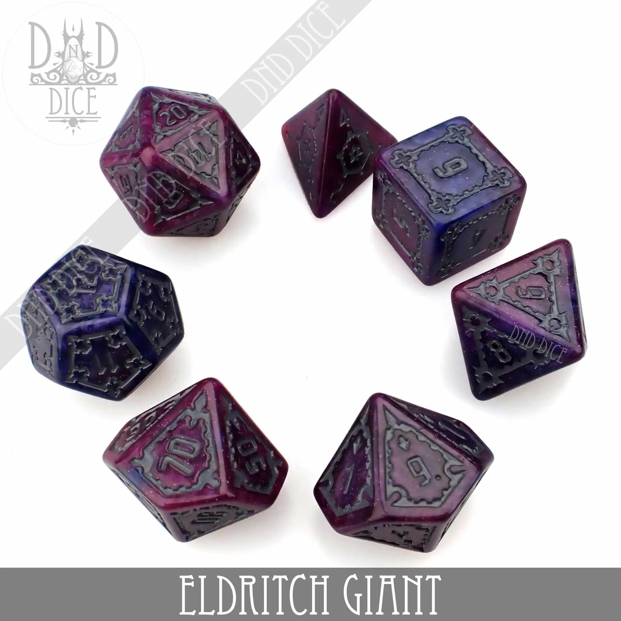 Eldritch Giant Dice Set (Oversize) by DNDDICE.COM