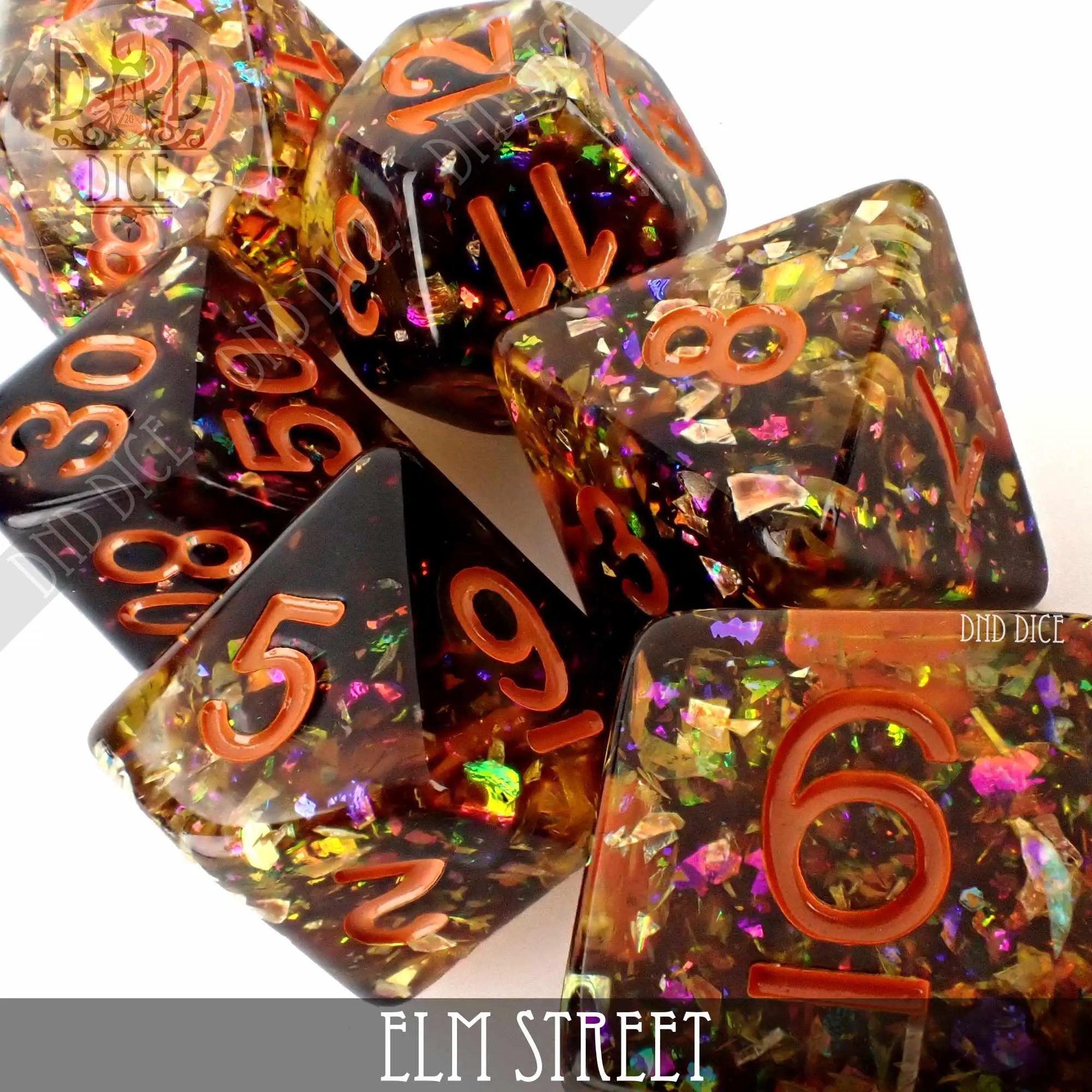 Elm Street Dice Set by DNDDICE.COM