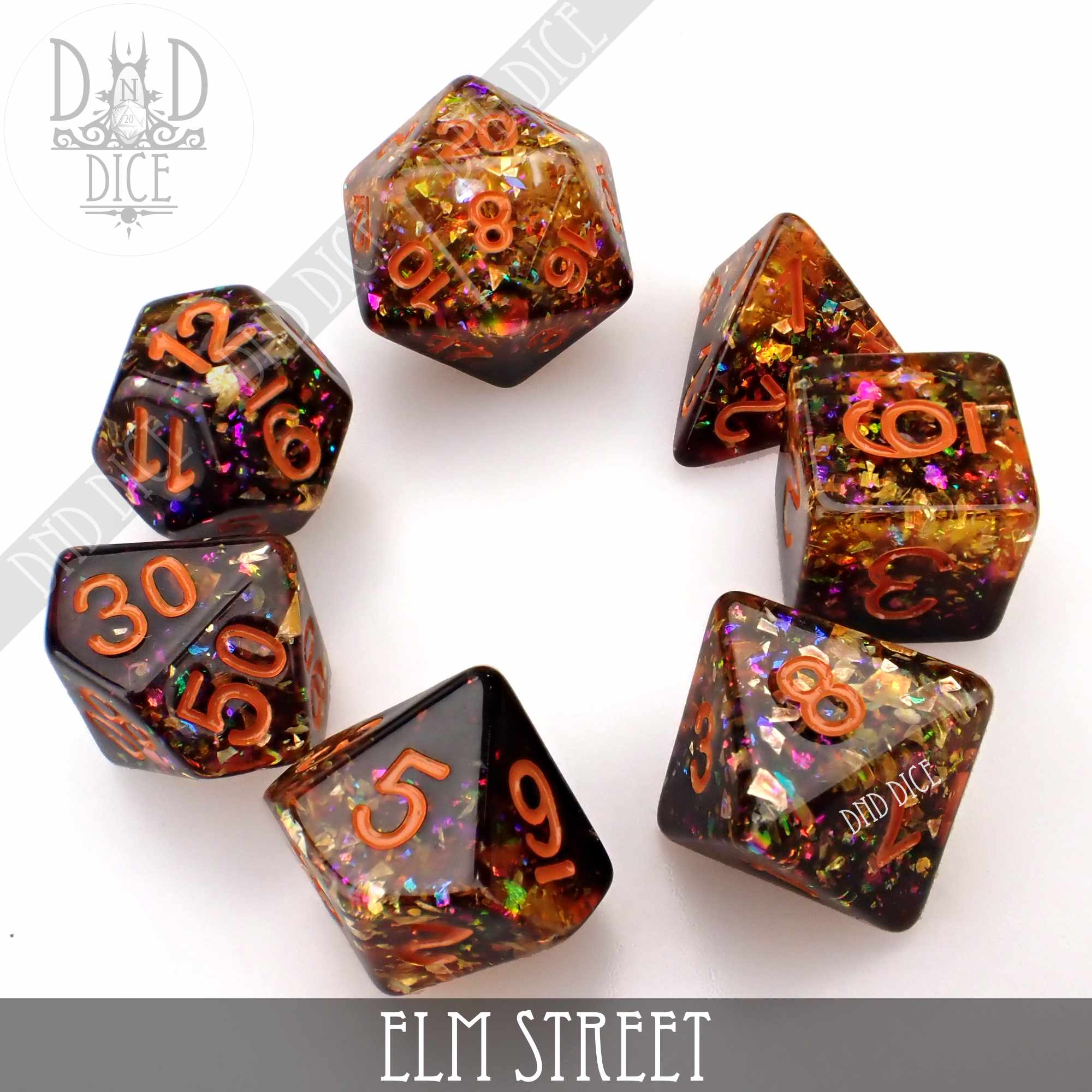 Elm Street Dice Set by DNDDICE.COM