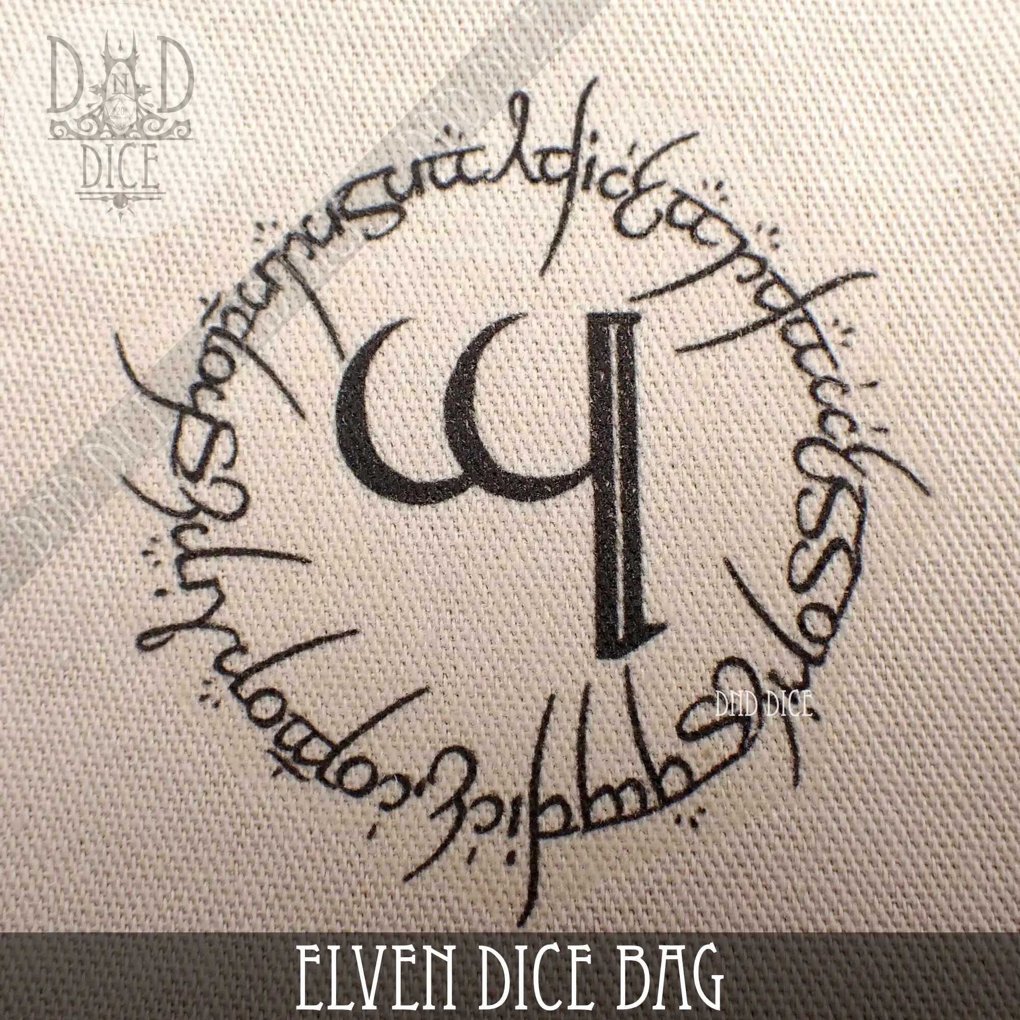 Elven Dice Bag by DNDDICE.COM