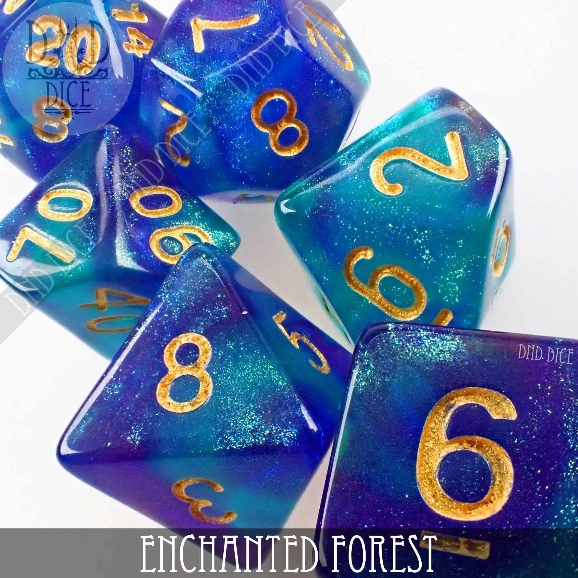 Enchanted Forest Dice Set by DNDDICE.COM