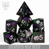 Enchanted Rose: Beast - Metal Dice Set by DNDDICE.COM