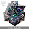 Event Horizon Handmade Dice Set by DNDDICE.COM