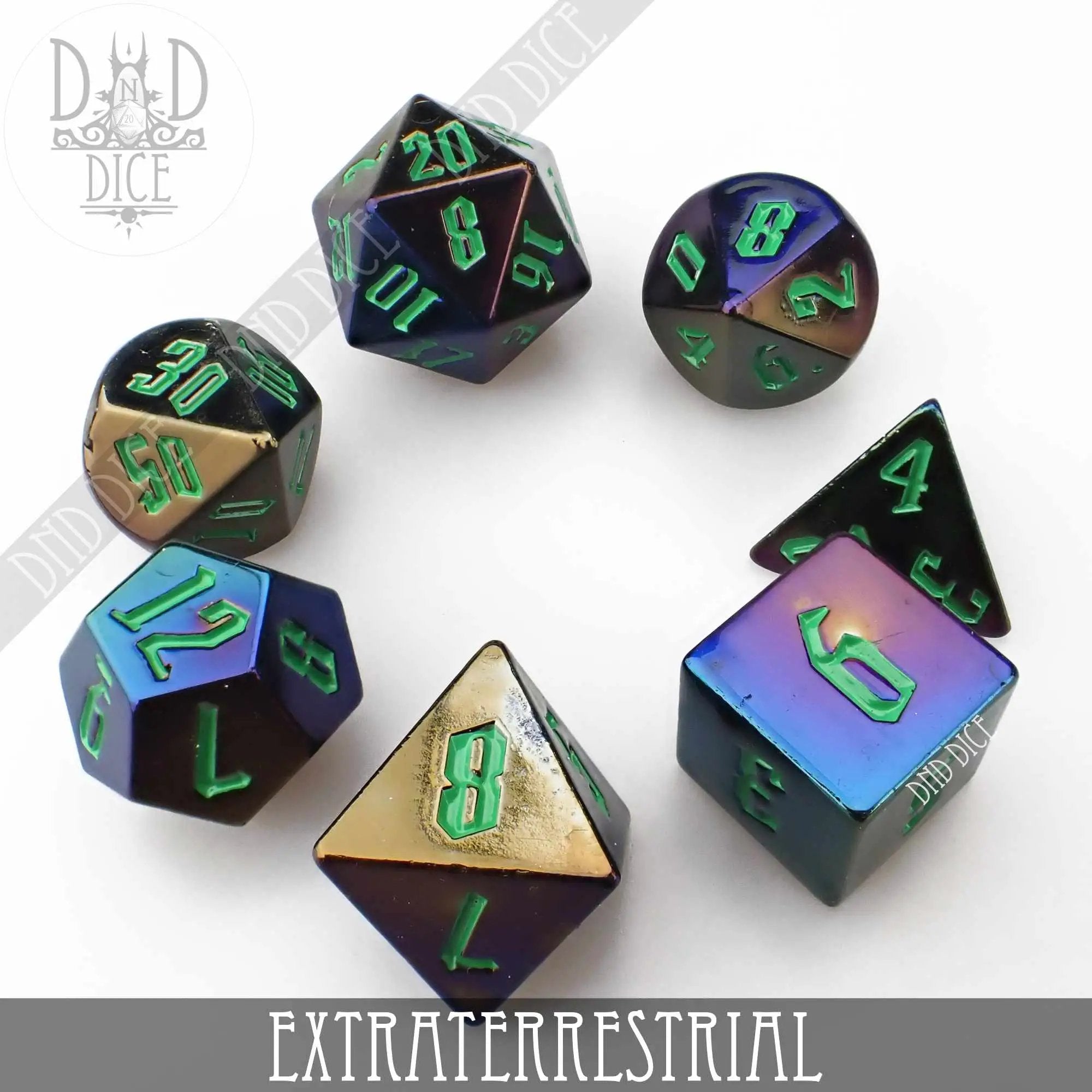 Extraterrestrial Dice Set by DNDDICE.COM