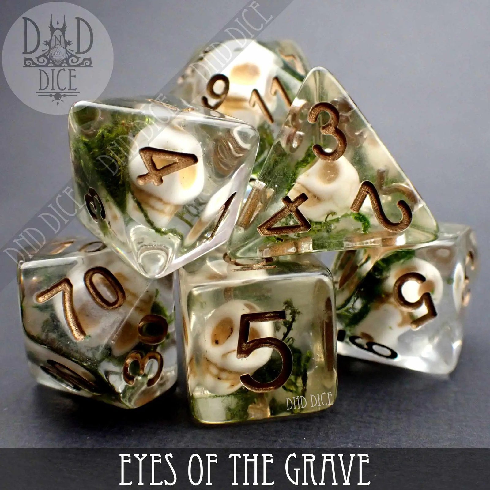 Eyes of the Grave Dice Set by DNDDICE.COM