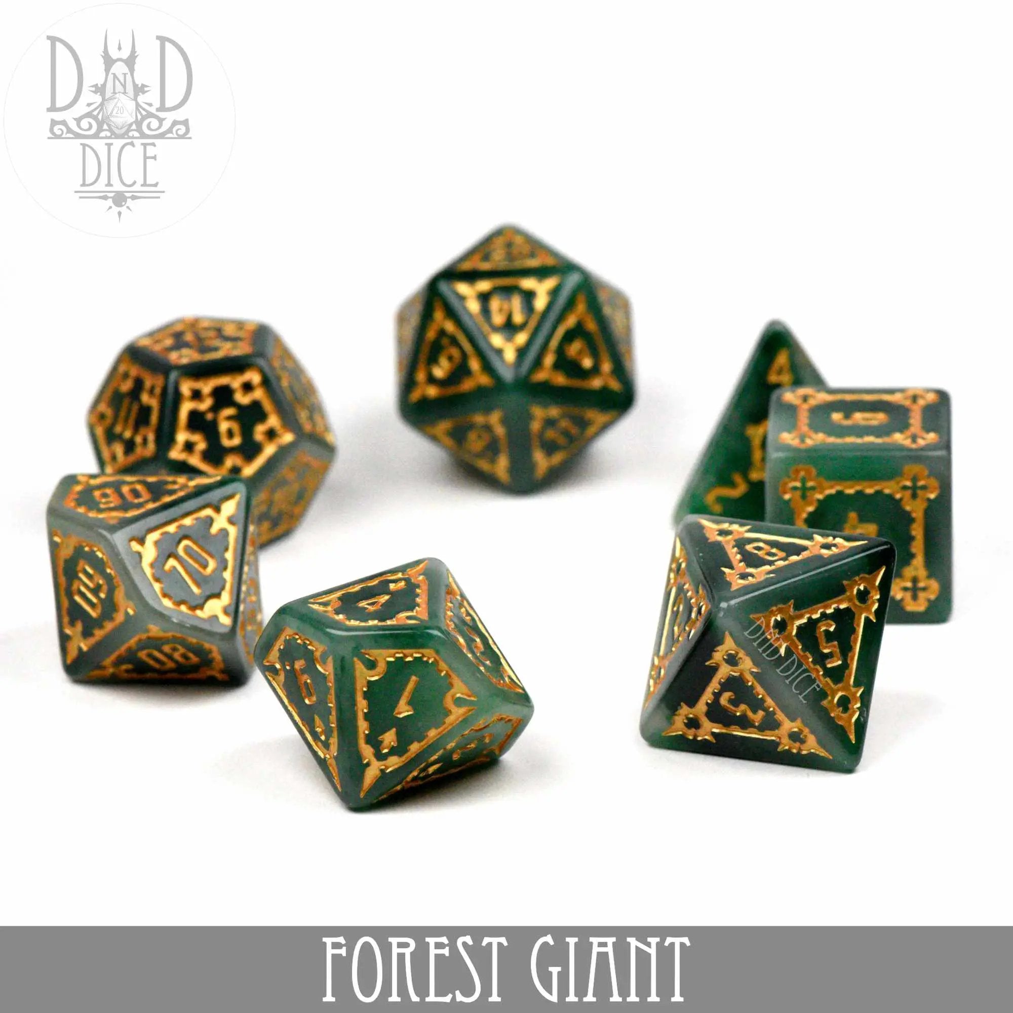 Forest Giant Dice Set (Oversize) by DNDDICE.COM