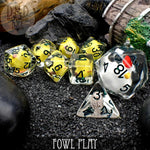 Fowl Play 8 Dice Set by DNDDICE.COM