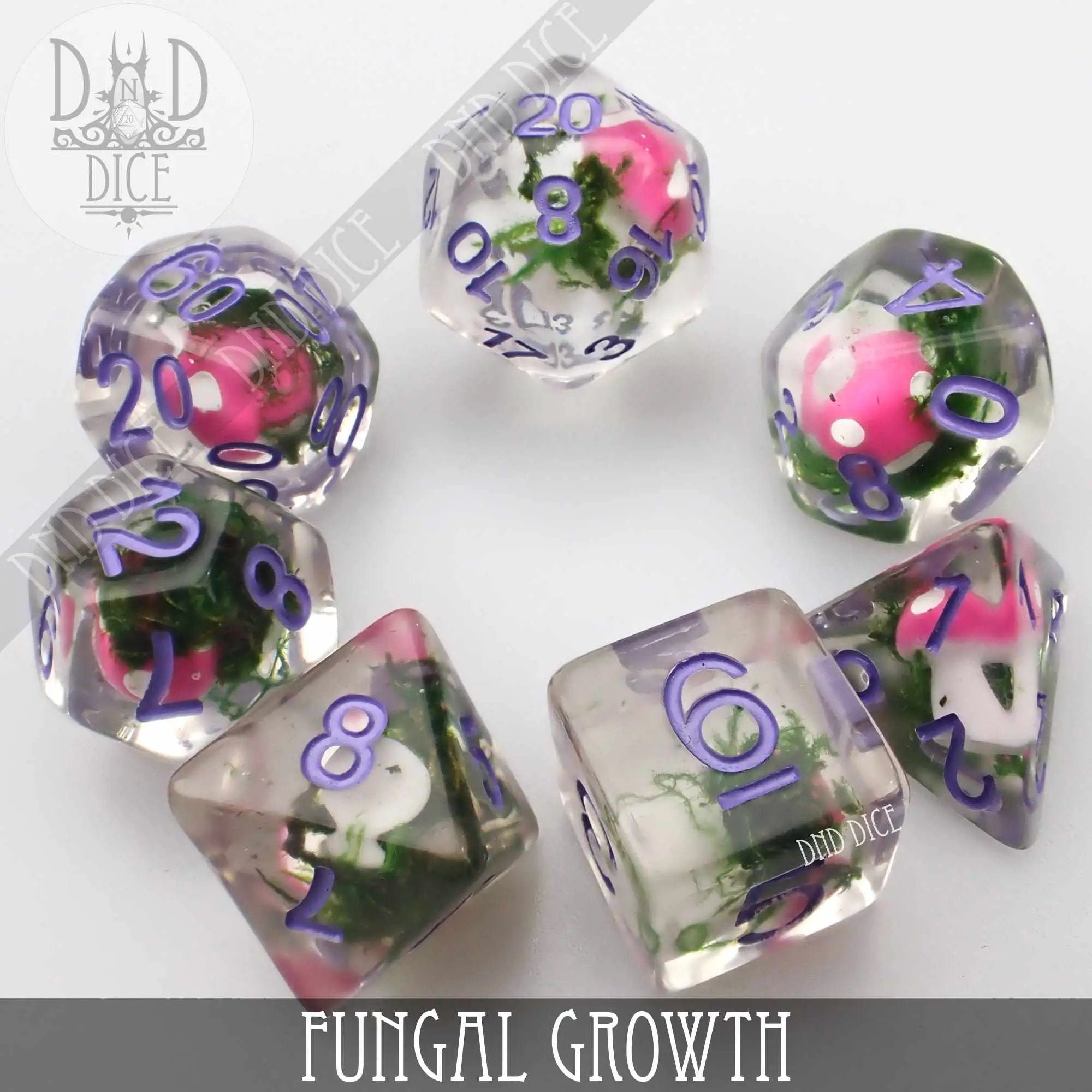 Fungal Growth Dice Set by DNDDICE.COM