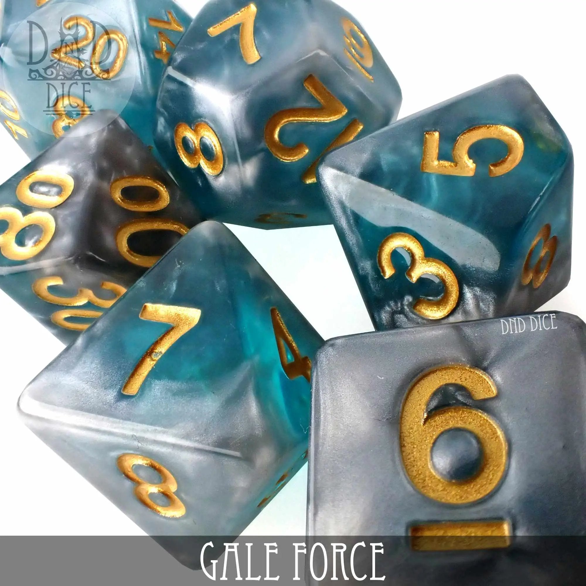 Gale Force Dice Set by DNDDICE.COM