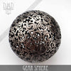 Gear Sphere Hollow D100 by DNDDICE.COM