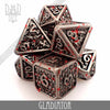 Gladiator Metal Dice Set by DNDDICE.COM