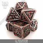 Gladiator Metal Dice Set by DNDDICE.COM