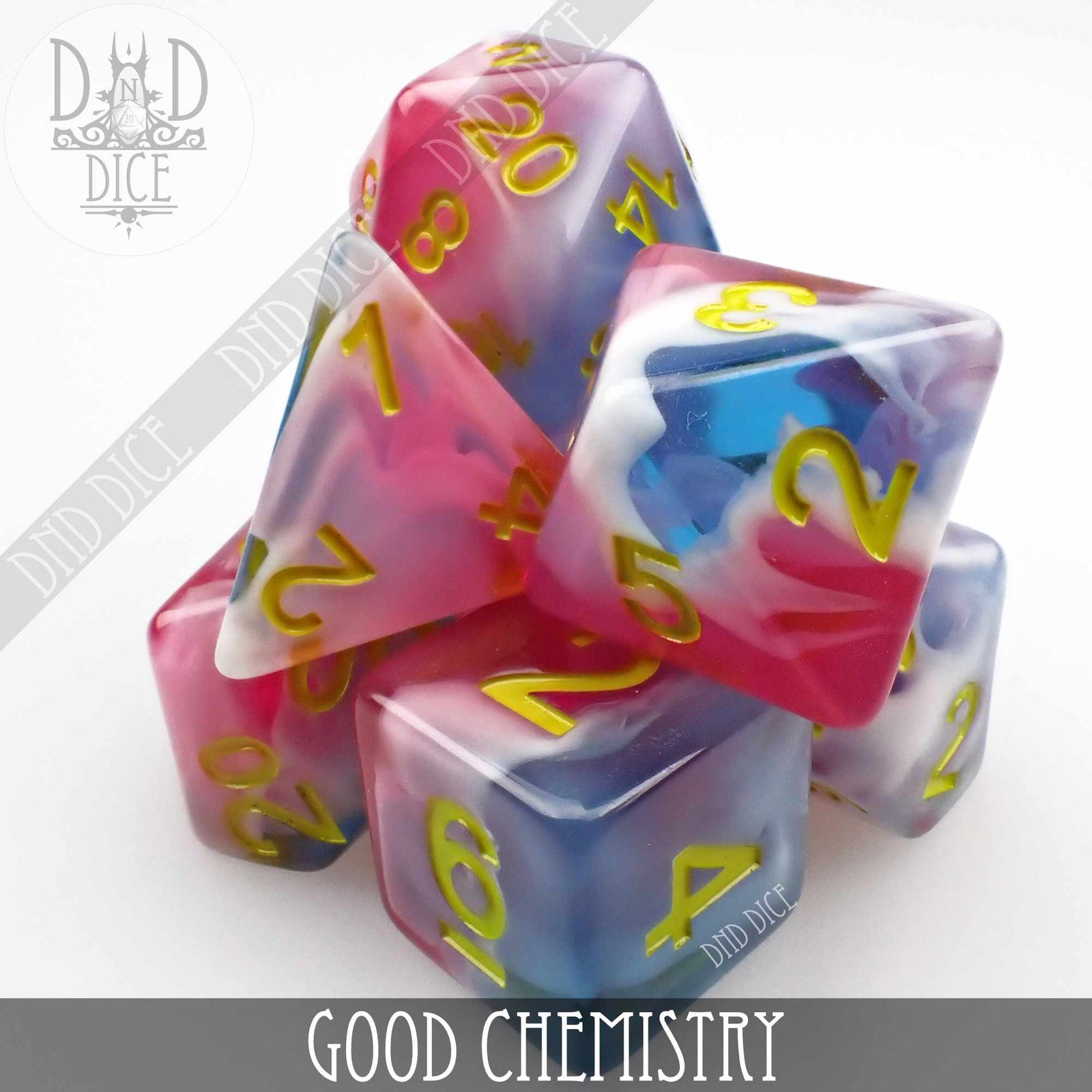 Good Chemistry Dice Set by DNDDICE.COM